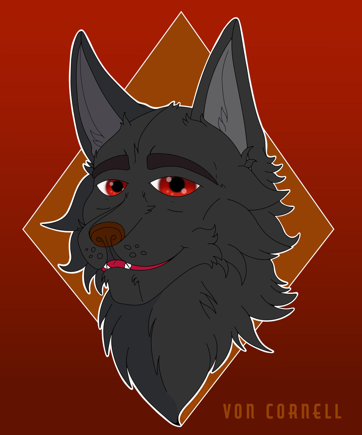 The final version of the Von Cornell Headshot.