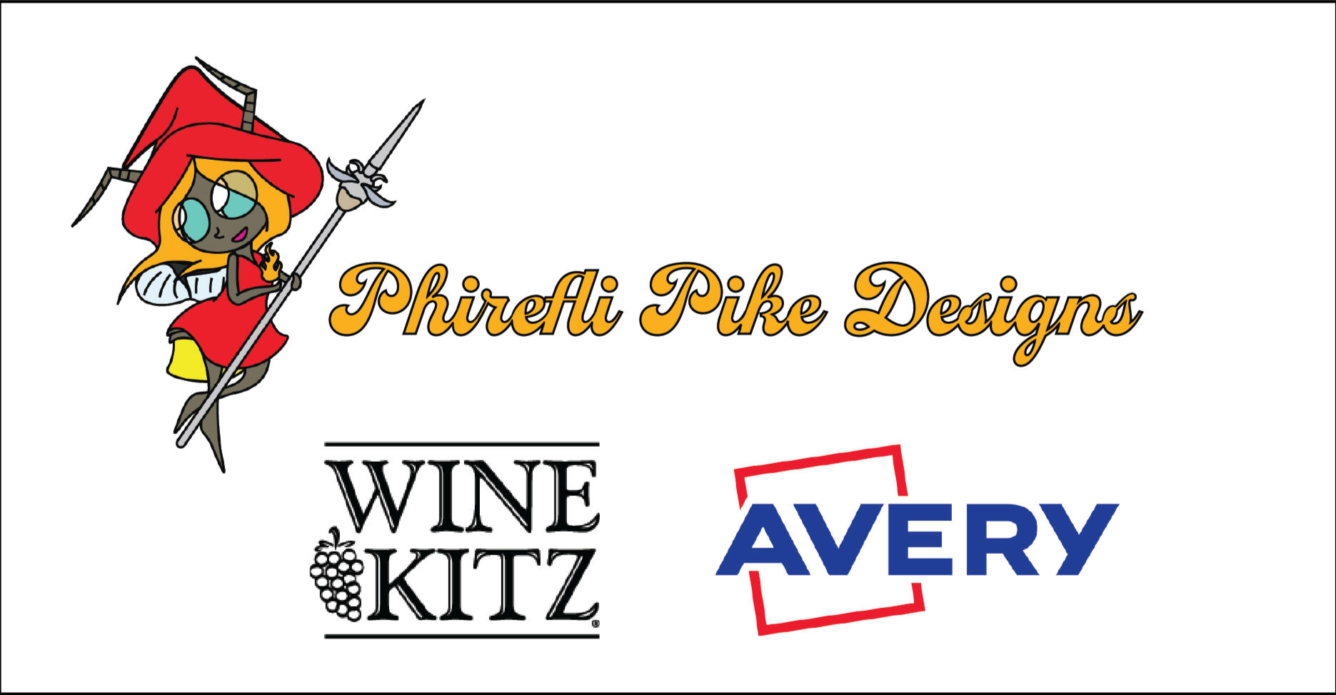 The back design of the mini label. This design was added to show all of the logos/companies included in the production of the wine and labels.