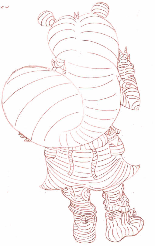 Sola Reference Sheet: 3D Rough Sketch