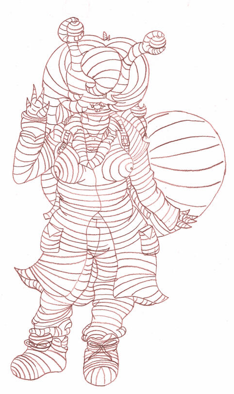 Sola Reference Sheet: 3D Rough Sketch